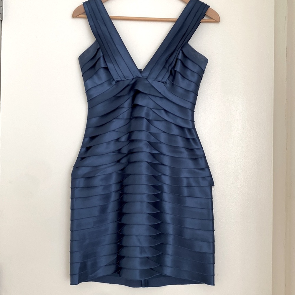 BCG MaxAzria Blue cocktail dress